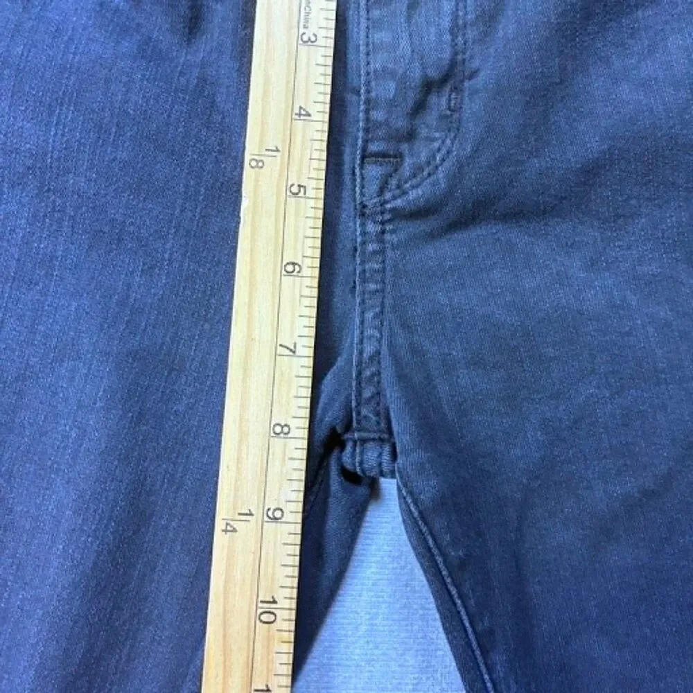 Big Star Alex Skinny Jeans Womens 25 Black Mid Rise Stretch Denim Pants